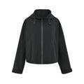 Outdoor Cropped Hooded Jacket for Women Loose Casual