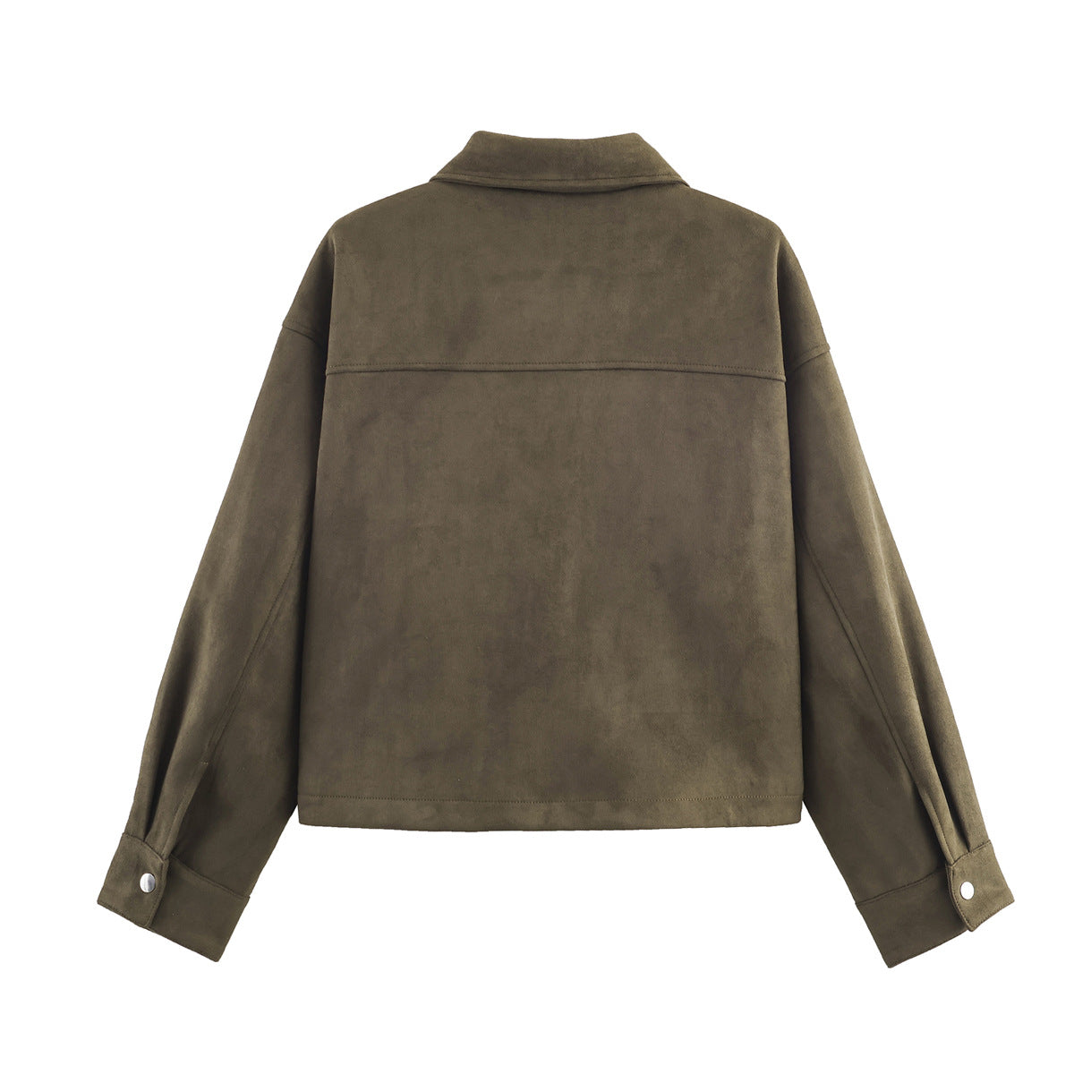 Damesjack van imitatieleer bovenkleding